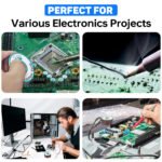 8-Color 30AWG Electronic Wire Single Core, 200M Tinned Copper Solid Cable Wrapping Electronic Wire, Wire Jumper Wire PVC Electronic Conductor Wire for Circuit Boards & PCB - Image 6