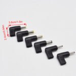 6PCS Set 90 Degree USB Model-C Female to Male DC Barrel Connectors in Various Sizes | 3.0x1.1mm 3.5x1.35mm 4.0x1.7mm 4.8x1.7mm 5.5x2.1mm 5.5x2.5mm - Ideal for Router Charging & More – Bild 2