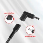 6PCS Set 90 Degree USB Model-C Female to Male DC Barrel Connectors in Various Sizes | 3.0x1.1mm 3.5x1.35mm 4.0x1.7mm 4.8x1.7mm 5.5x2.1mm 5.5x2.5mm - Ideal for Router Charging & More – Bild 4