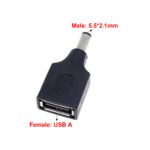 Commonly USB to DC Power Adapter, DC 5.5x2.1mm male Connector to USB Female, DC 5.5x2.1mm Female Connector to USB male, DC 5.5x2.1mm Female Connector to USB Female, DC 5.5x2.1mm male Connector to USB male. - Imagen 10