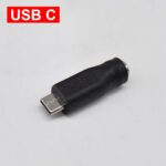 USB to DC Power Adapter Converter, 5.5mm x 2.1mm Units DC Female to USB C/ Micro/ MINI Male Adapter Connectors Adapter. – Bild 4