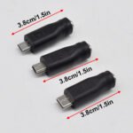 USB to DC Power Adapter Converter, 5.5mm x 2.1mm Units DC Female to USB C/ Micro/ MINI Male Adapter Connectors Adapter. – Bild 6