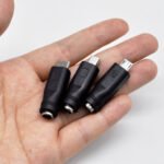 USB to DC Power Adapter Converter, 5.5mm x 2.1mm Units DC Female to USB C/ Micro/ MINI Male Adapter Connectors Adapter. – Bild 7