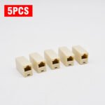 10PCS Ethernet Coupler, Dual-Port Ethernet Straight-Through Adapter, Compact Design Ethernet Cable Extender for Wired Networking It Professionals - 图片 2