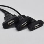 3PCS USB pigtail Power Cord with USB-A Female Connector, 2 Pin Bare Wire Open End Connector, for USB Equipment Installed or Replace Repair DIY Cable - Imagen 3