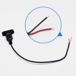 3PCS USB pigtail Power Cord with USB-A Female Connector, 2 Pin Bare Wire Open End Connector, for USB Equipment Installed or Replace Repair DIY Cable - Imagen 4