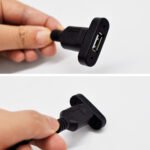 3PCS USB pigtail Power Cord with USB-A Female Connector, 2 Pin Bare Wire Open End Connector, for USB Equipment Installed or Replace Repair DIY Cable - Imagen 5