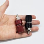 Battery Terminal Connector 2pcs/Set, M8 8mm Bolt 5/16" Copper Stud, Red Black Remote Power Junction Post Block, High-Quality Auto Replacement Parts Kit - Image 2