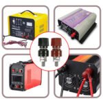 Battery Terminal Connector 2pcs/Set, M8 8mm Bolt 5/16" Copper Stud, Red Black Remote Power Junction Post Block, High-Quality Auto Replacement Parts Kit - Image 6