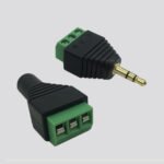 4PCS 3.5mm (1/8 inch) TS mono male to 2-pin/3-pin female, 3.5mm (3/8 inch) TS dual/channel female to 2pin/3pin female, solderless 3.5mm 2-stage/3-stage gold-plated headphone plug, AUX headphone balanced solderless converter adapter, 3.5mm headphone audio plug, DIY accessories. - Image 6