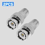 5PCS F-Model to BNC Connector, BNC Male to F-Model Female Jack 75 Ohm Coax Adapter for CCTV Camera Satellite Scanner RG6/RG59/RG58/SDI/HD SDI - Imagen 3