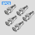 2PCS F-Model to BNC Connector, BNC Male to F-Model Female Jack 75 Ohm Coax Adapter for CCTV Camera Satellite Scanner RG6/RG59/RG58/SDI/HD SDI - Image 3