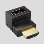 HDTV Adapter Male to Female, 270 Degree Upward Angle Converter, Compatible with HDTV,Blu-Ray,Laptop, Monitor,& More - Imagen 2